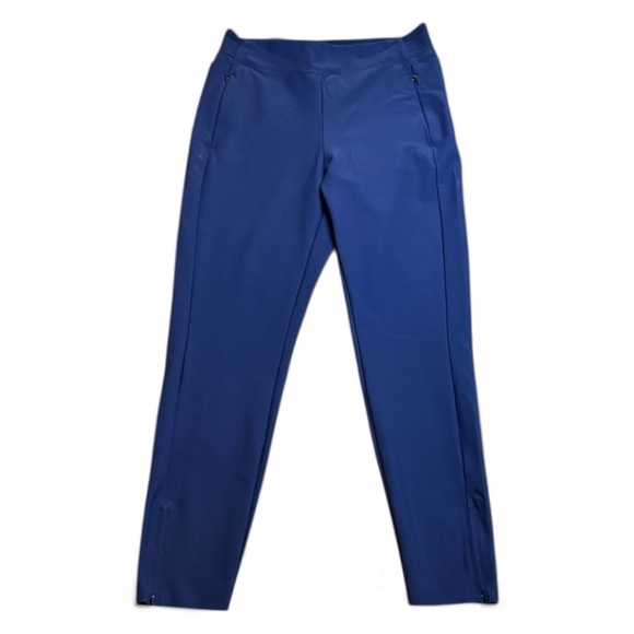 Athleta Women's Stellar Tight Blue Leggings sz 8 Like New - Picture 2 of 11